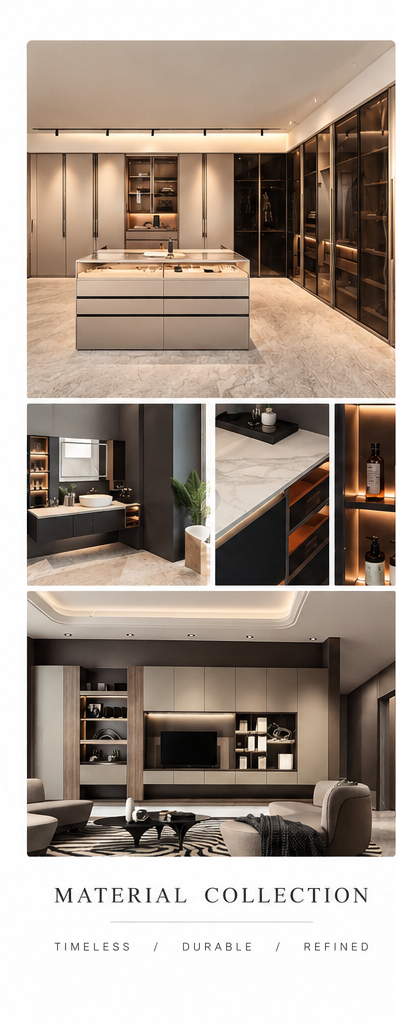 YK Alfresco interior projects showcasing the material collection finishes